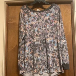 Sew In Love Leopard Long Sleeve Top